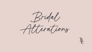 Bridal Alterations Masterclass