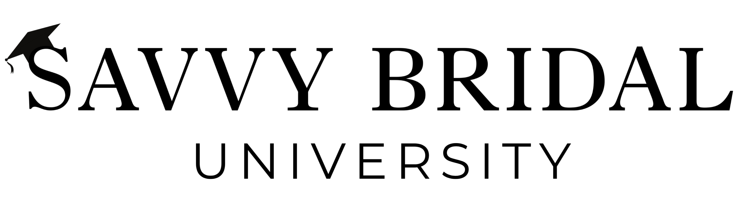Savvy Bridal University Logo_Black